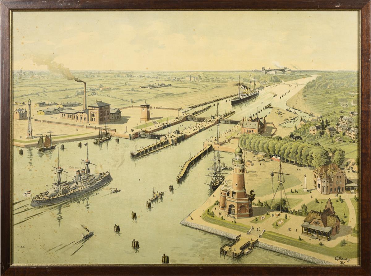 Ansicht des Kiel-Kanals